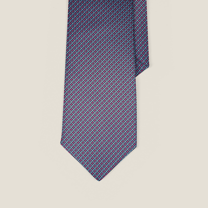 Royal Blue Checks Tie